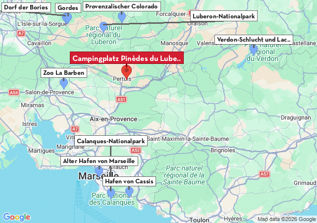 Karte der Sehenswürdigkeiten