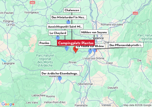 Karte der Sehenswürdigkeiten