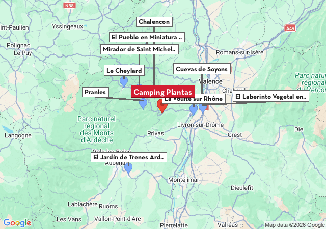 Mapa de ciudades para visitar