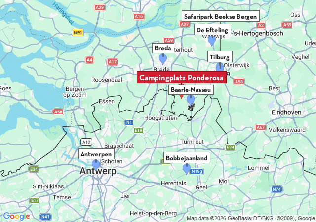 Karte der Sehensw&uuml;rdigkeiten