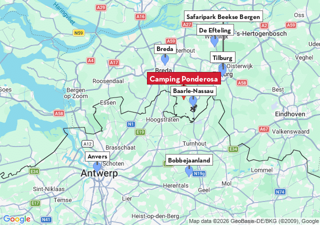 Carte des villes &agrave; visiter