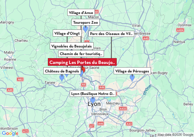 Carte des villes &agrave; visiter
