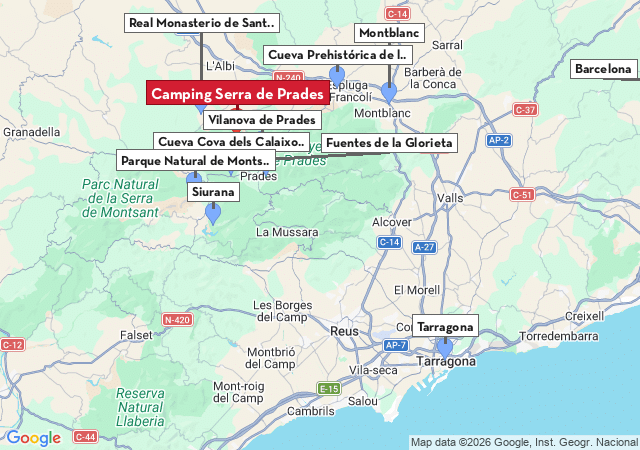 Mapa de ciudades para visitar