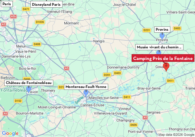 Carte des villes &agrave; visiter