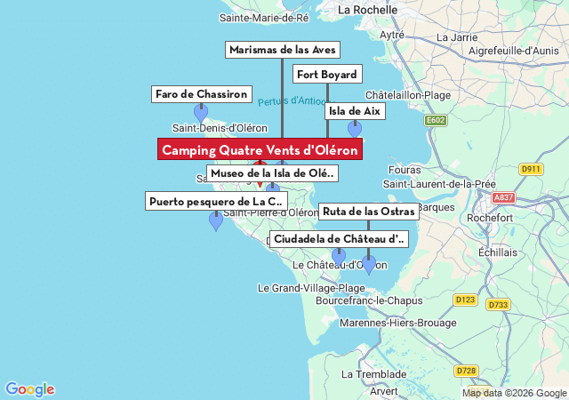 Mapa de ciudades para visitar