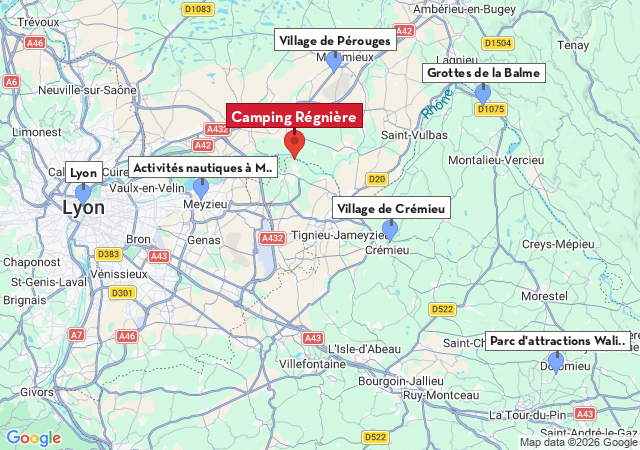 Carte des villes &agrave; visiter