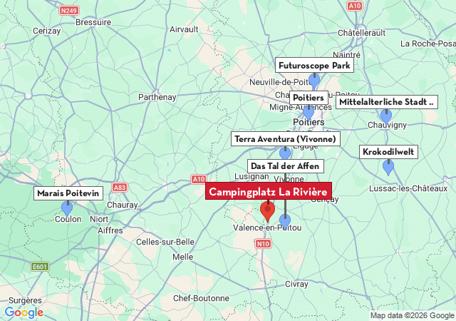 Karte der Sehensw&uuml;rdigkeiten