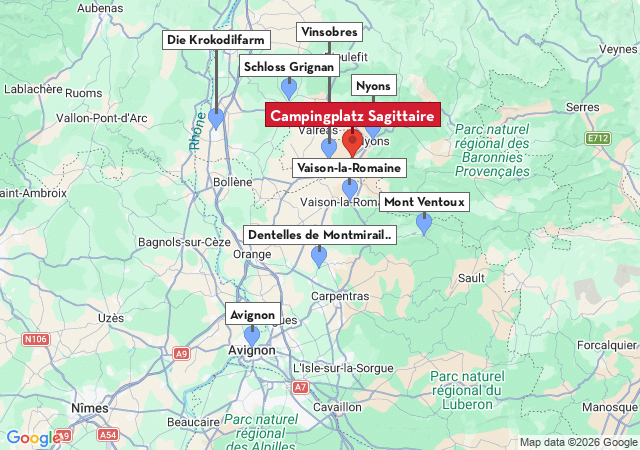 Karte der Sehenswürdigkeiten