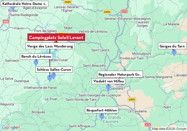 Karte der Sehenswürdigkeiten