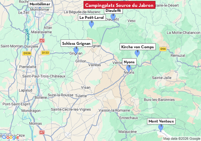 Karte der Sehenswürdigkeiten