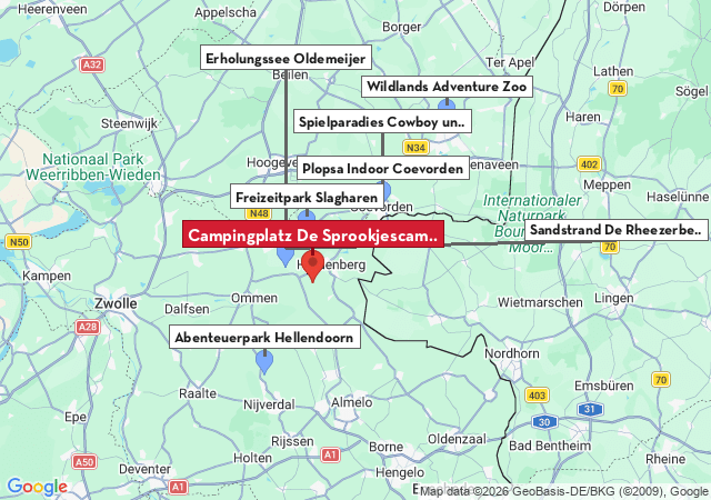 Karte der Sehensw&uuml;rdigkeiten
