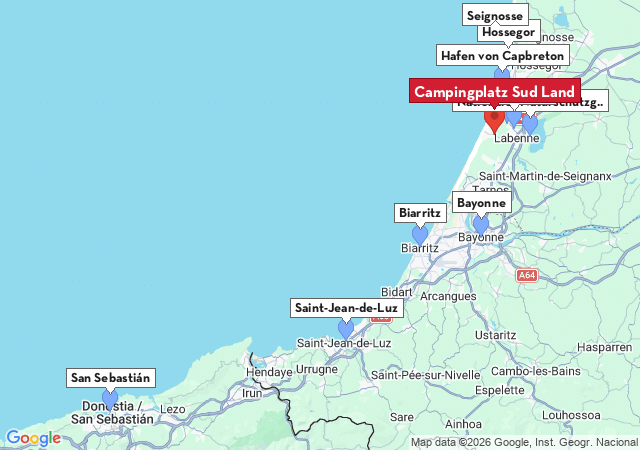 Karte der Sehensw&uuml;rdigkeiten