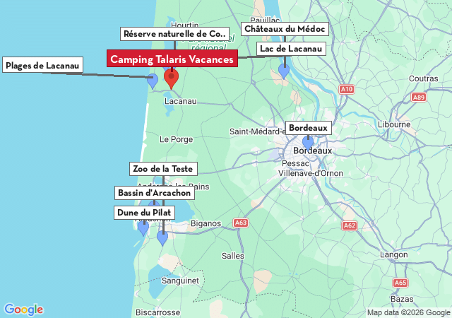 Carte des villes &agrave; visiter