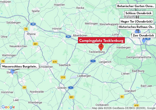 Karte der Sehensw&uuml;rdigkeiten