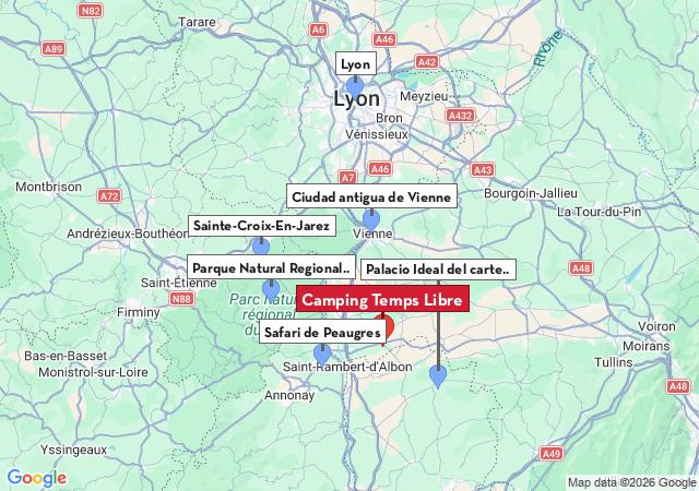 Mapa de ciudades para visitar