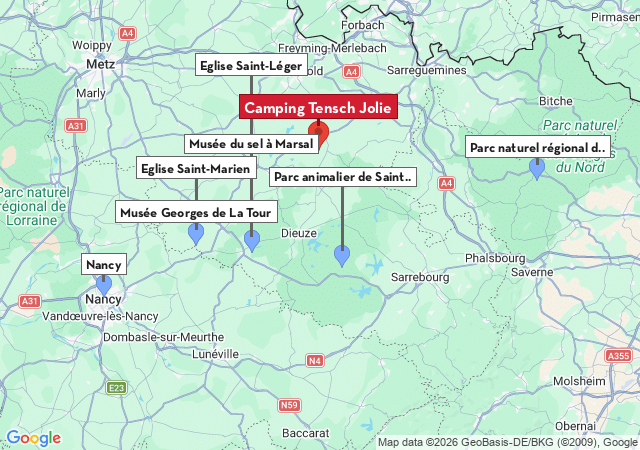 Carte des villes &agrave; visiter