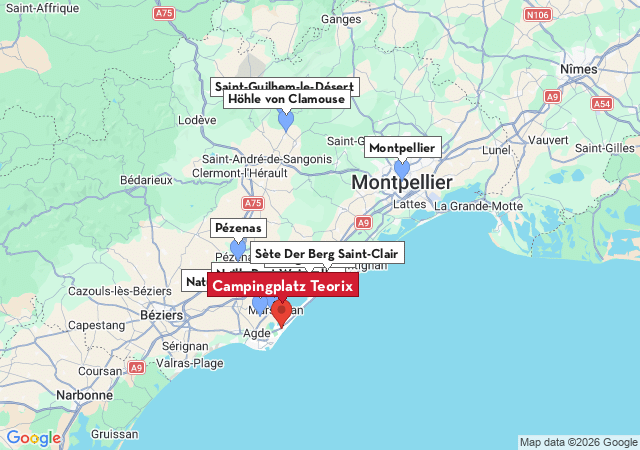 Karte der Sehensw&uuml;rdigkeiten