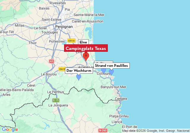 Karte der Sehensw&uuml;rdigkeiten