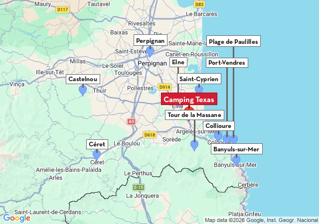 Carte des villes &agrave; visiter