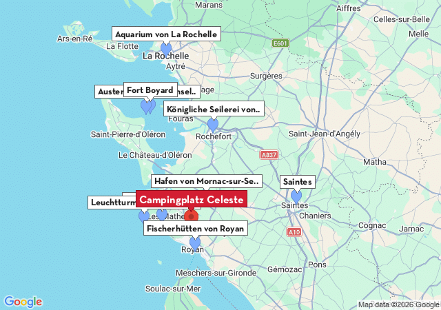 Karte der Sehensw&uuml;rdigkeiten