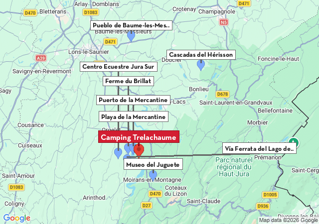 Mapa de ciudades para visitar