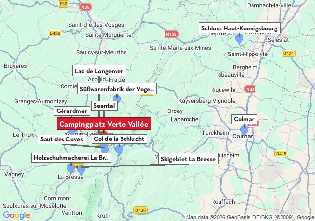 Karte der Sehenswürdigkeiten