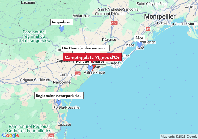 Karte der Sehensw&uuml;rdigkeiten