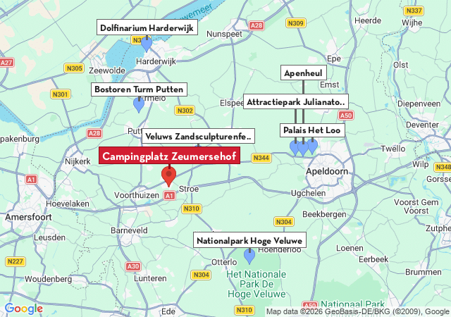 Karte der Sehensw&uuml;rdigkeiten