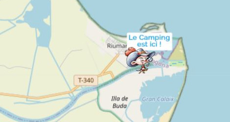 carte Camping aube