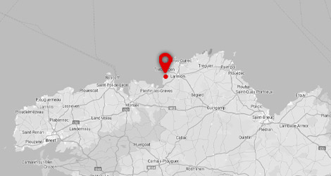 carte Camping les_plages_de_beg_leguer