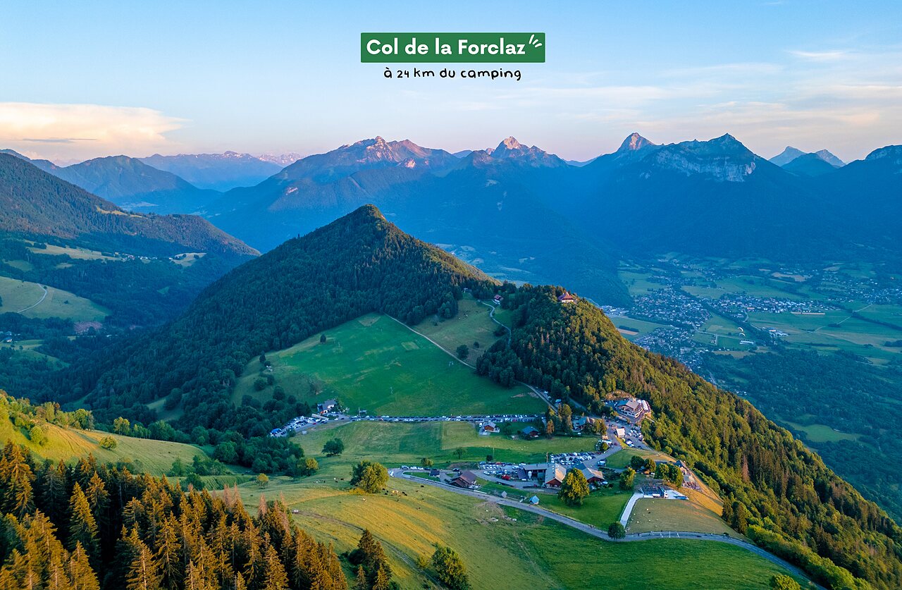 Col de la Forclaz, spektakul�res Alpenpanorama in der N�he des Campingplatzes.