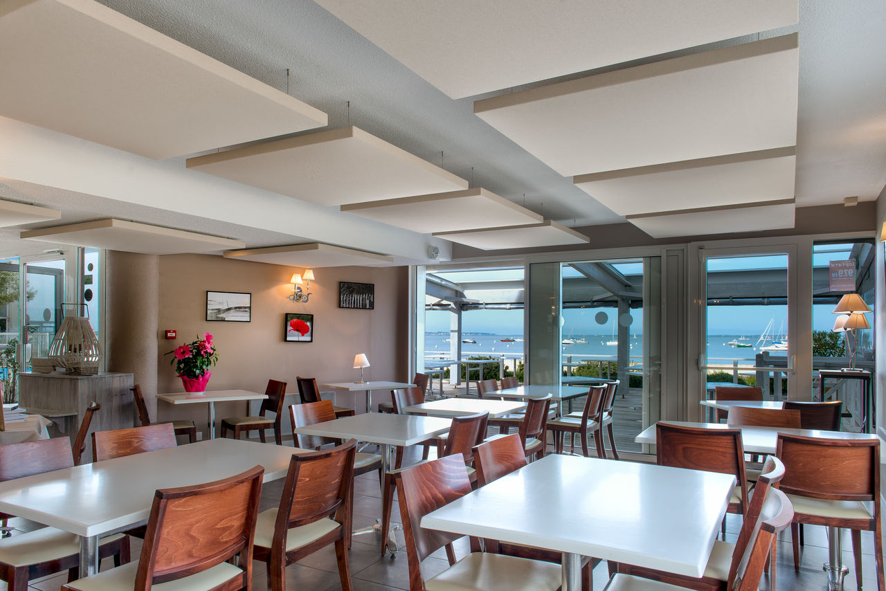 Restaurant Meerblick auf Campingplatz CAPFUN Cenic in Andernos Les Bains.