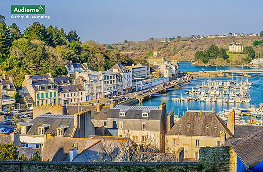 Audierne, marina and coastal town to visit near the campsite.