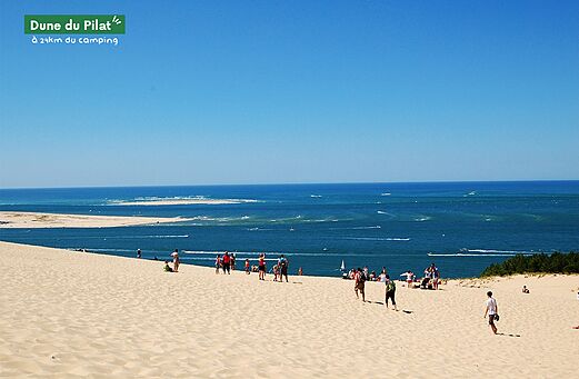 Dune du Pilat, außergewöhnliche Naturstätte nahe Biscarrosse, Nouvelle-Aquitaine.