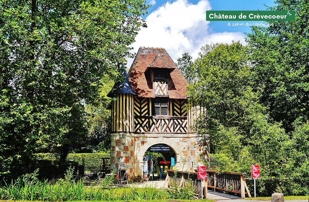 Normannische Unterkunft auf dem Campingplatz CLICOCHIC Brise de Cabourg in Varaville (14).