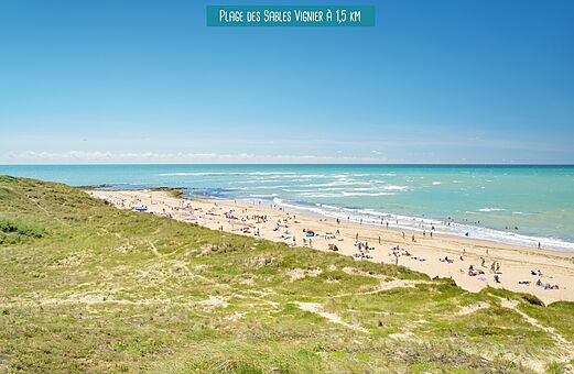 Plage des Sables Vignier, gro�er Sandstrand in der N�he von ST GEORGES D'OLERON.
