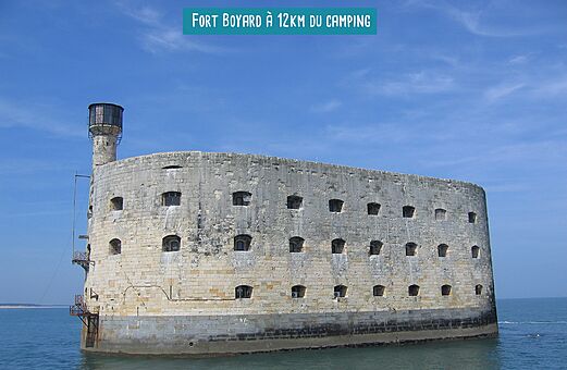 Fort Boyard, ikonisches historisches Denkmal im Meer, nahe der Insel Ol�ron.