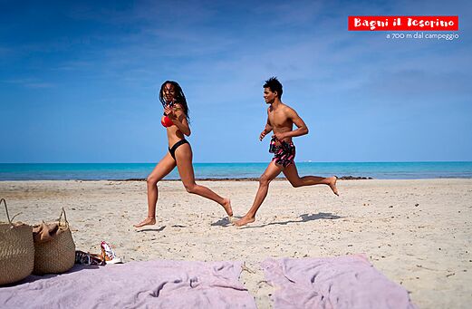 Feiner Sandstrand Bagni il Tesorino, Ausflugsziel in der N�he von Rosignano Marittimo.