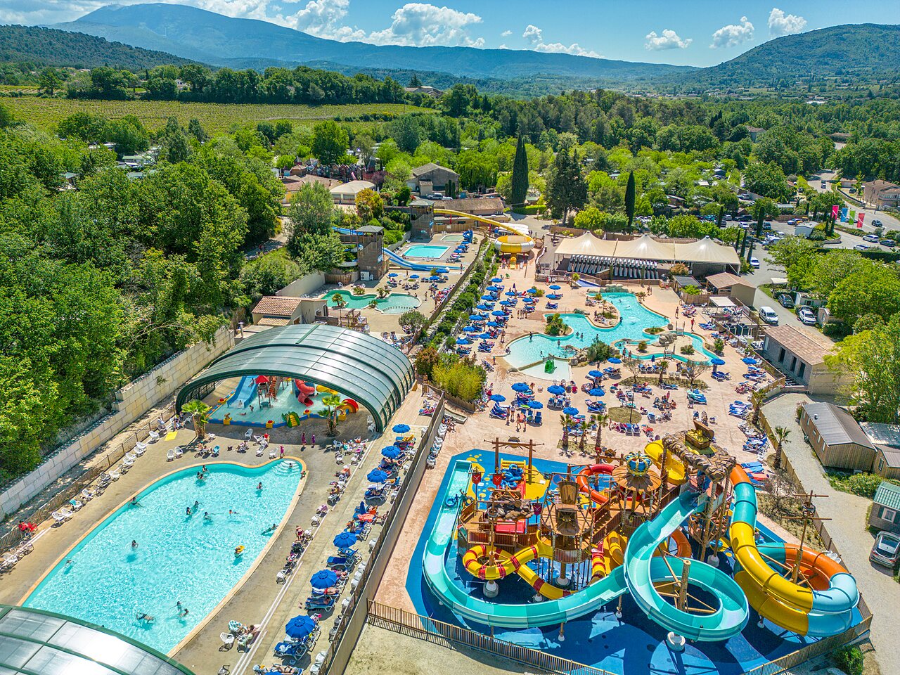 Wasserpark, Rutschen, Schwimmb�der CAPFUN Carpe Diem VAISON LA ROMAINE.
