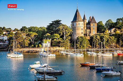 Schloss Pornic und Yachthafen, Sehenswürdigkeit in Loire-Atlantique.