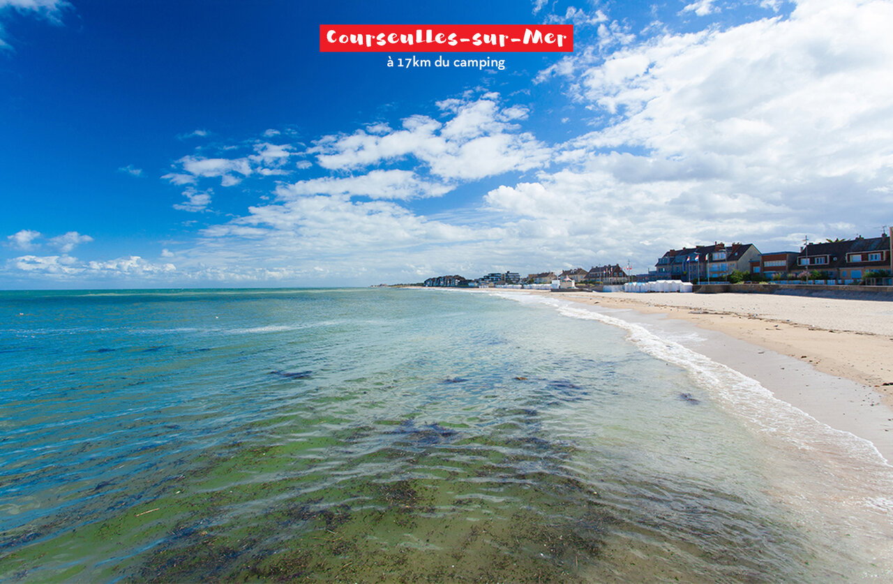 Strand von Courseulles-sur-Mer, K�stenstadt in der Normandie zu besuchen.
