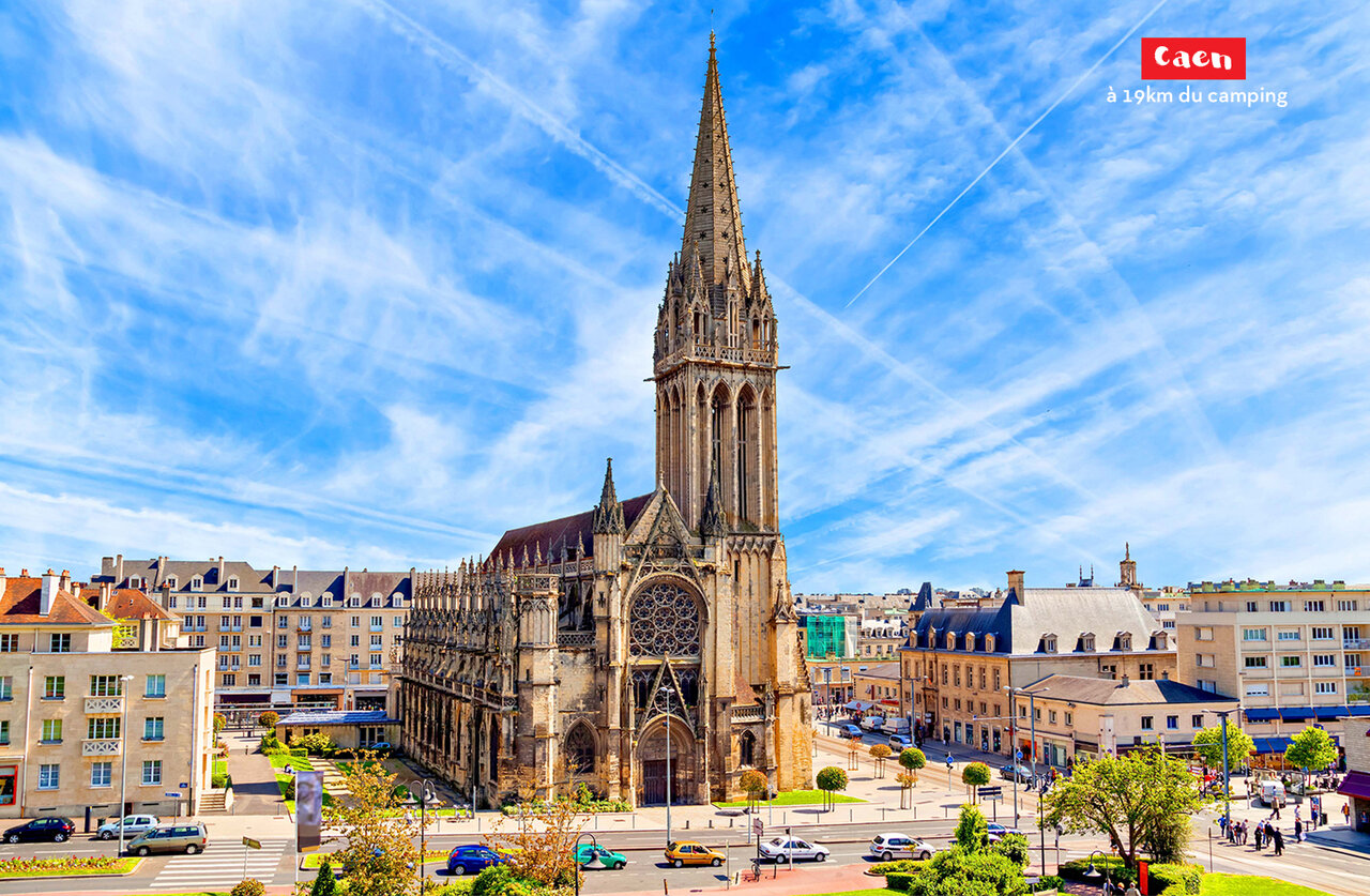 Saint-Pierre Kirche in Caen, historisches Denkmal in der Normandie zu besichtigen.
