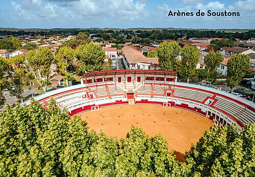 Arenen von Soustons, historische Amphitheater in den Landes (40) zu besuchen.