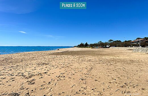 Feiner Sandstrand, blaues Meer, Camping VAGUES OCEANES Coq Hardi Cassy-Lanton.