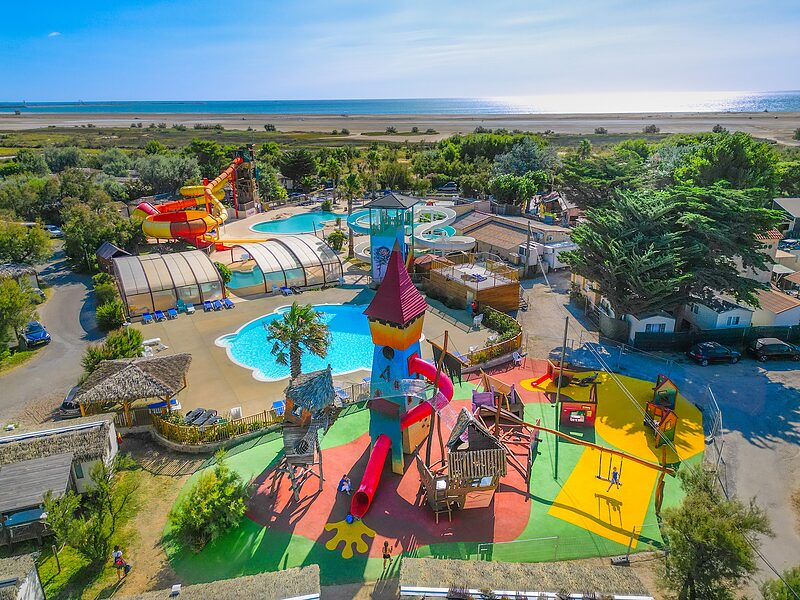 Carabouille Spielplatz - Schwimmb�der, Rutschen und Spielplatz auf dem Campingplatz CAPFUN C�te Vermeille in PORT LA NOUVELLE (11).