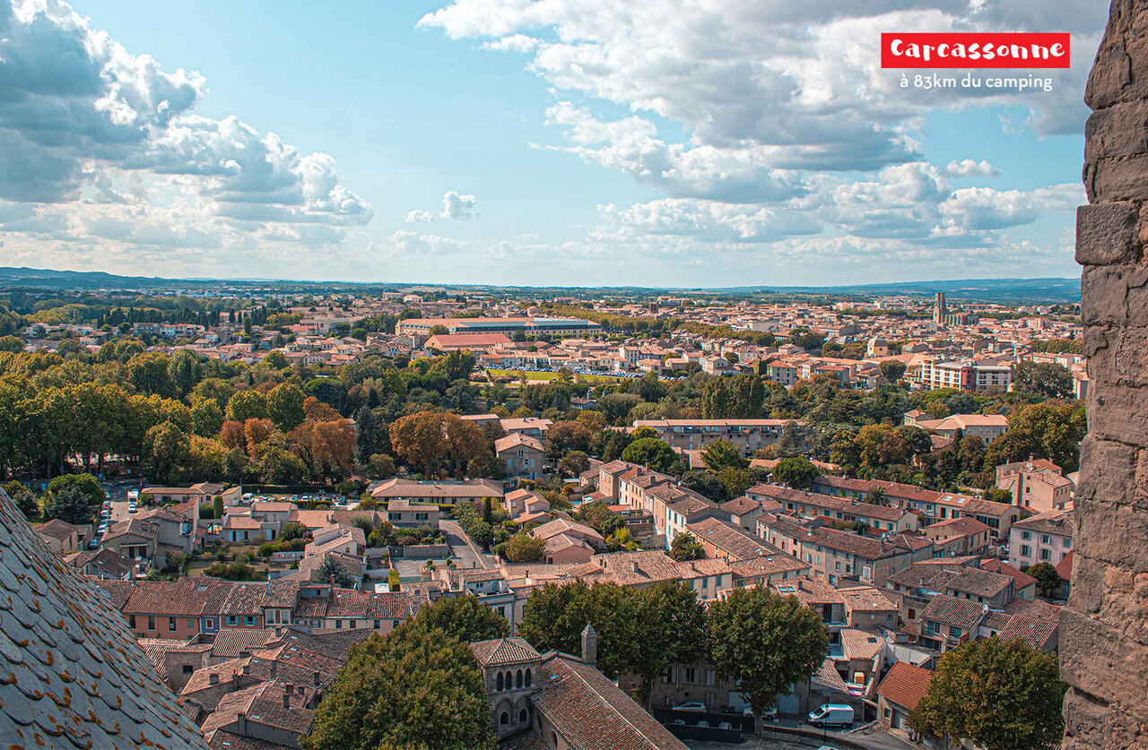 Historische Stadt Carcassonne, ein sehenswerter Ort in Okzitanien.