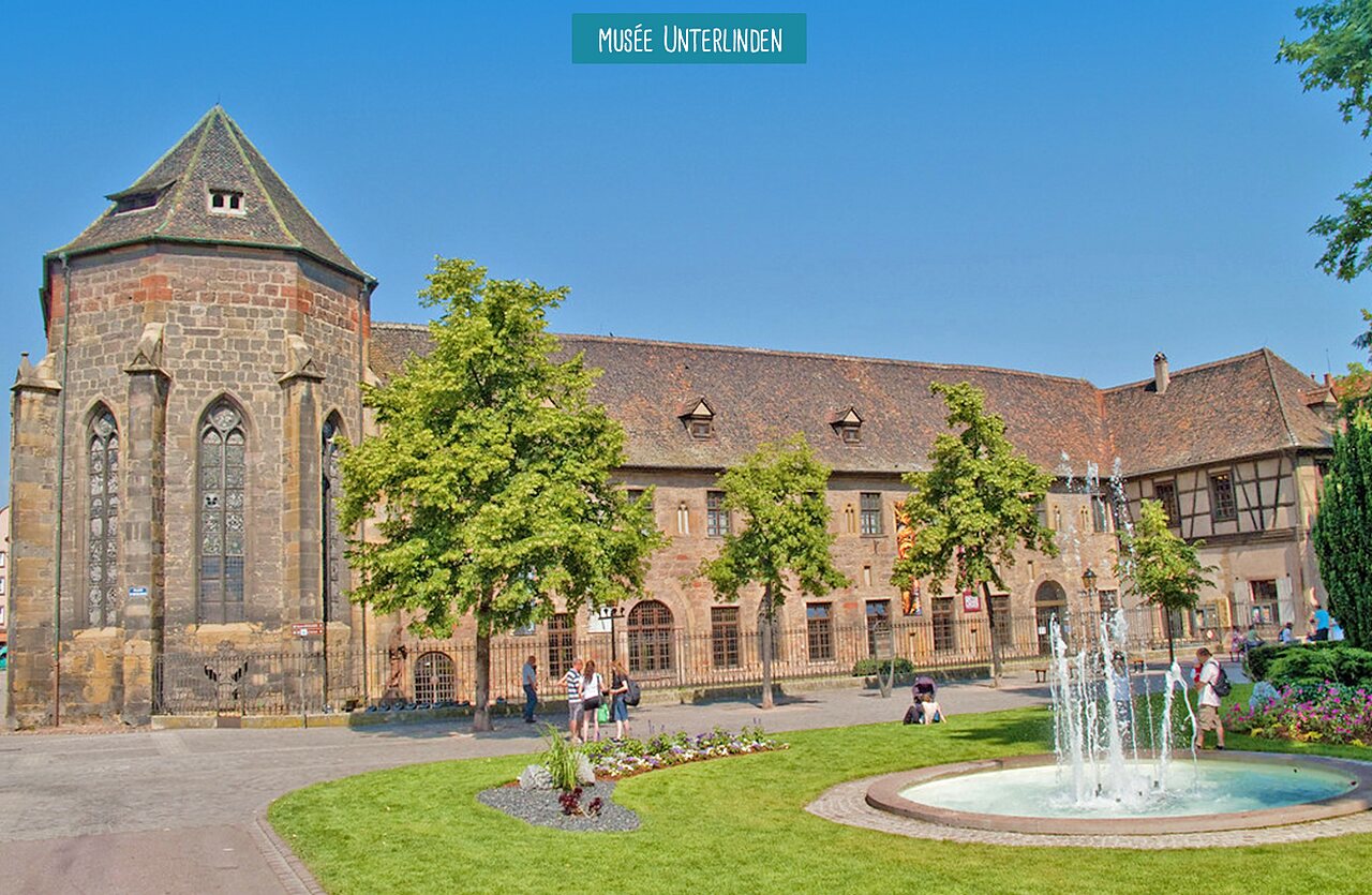 Mus�e Unterlinden, eine kulturelle und historische Sehensw�rdigkeit in Colmar, Elsass.