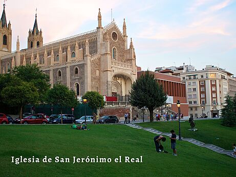 Kirche San Jerónimo el Real, historisches Denkmal in Madrid zu besichtigen.