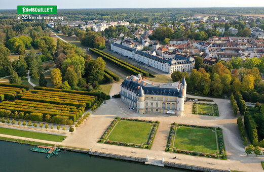 Schloss Rambouillet und G�rten, historischer Ort zu besuchen nahe Saint-Ch�ron.