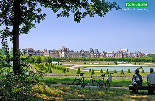 Schloss Fontainebleau und G�rten, eine historische Sehensw�rdigkeit in �le-de-France.